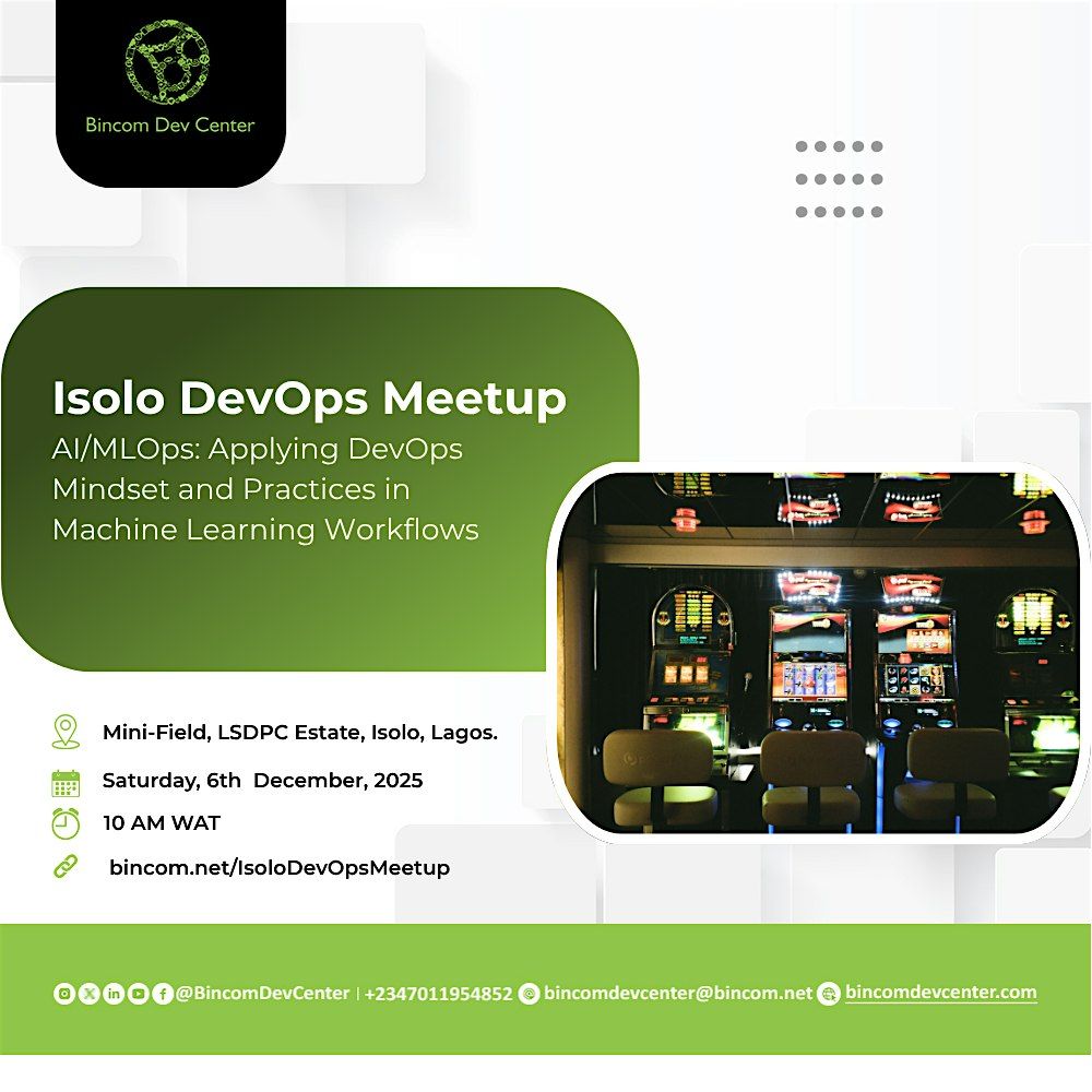 Isolo DevOps Meetup: AI\/MLOps: Applying DevOps Mindset and Practices in Mac