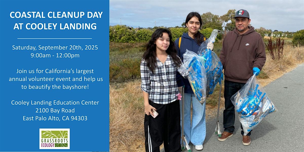 2025 California Coastal Cleanup Day at Cooley Landing