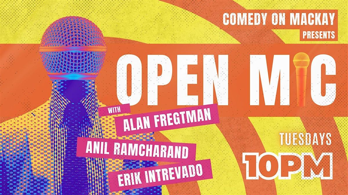 English Standup Comedy Open Mic - Comedy on Mackay