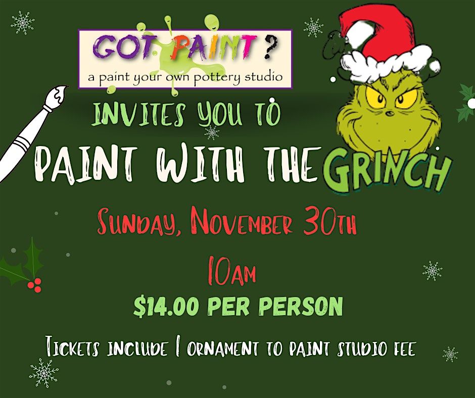 Painting with Grinch
