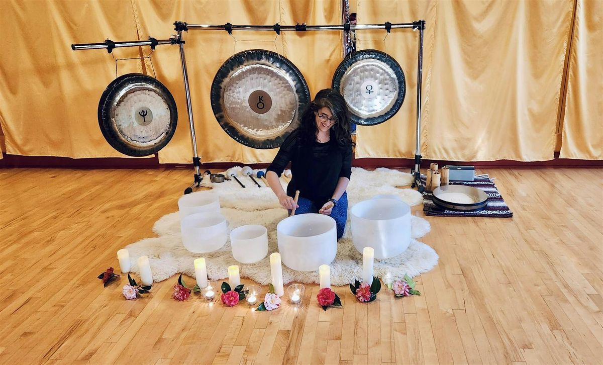 Lunar Eclipse Sound Bath | Sound Healing with Crystal Bowls & Gongs