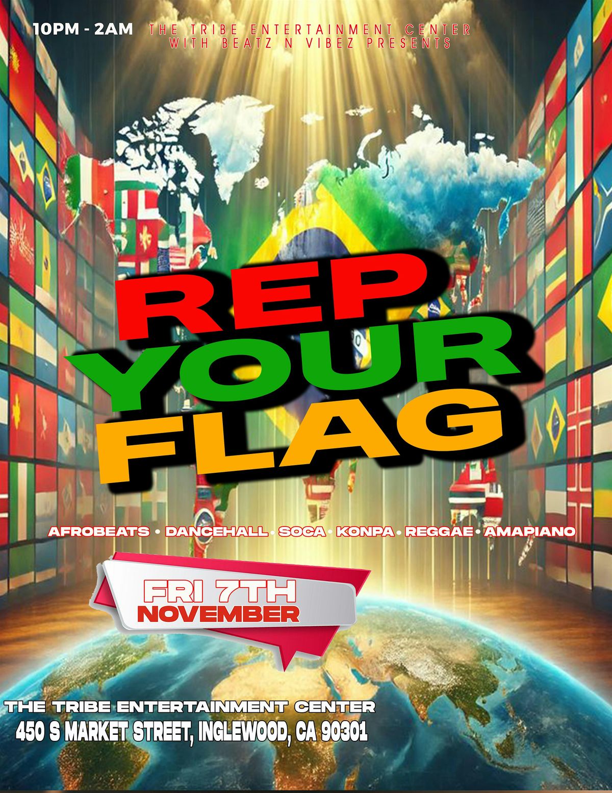 The 2nd Annual Rep Your Flag festival at The Tribe Ent Center