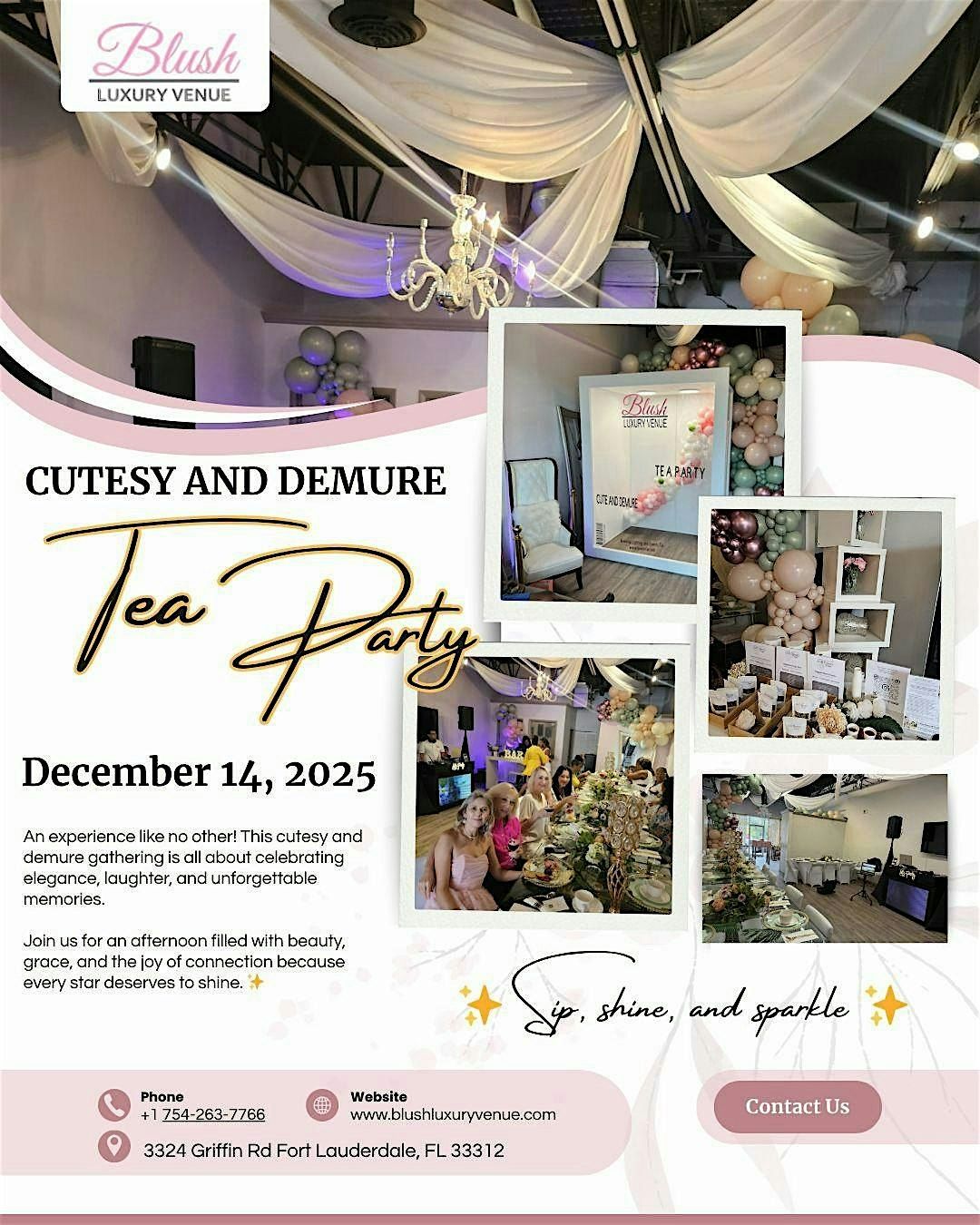 Cutesy and Demure Star Tea Party \u2728 (Fort Pierce to Blush)