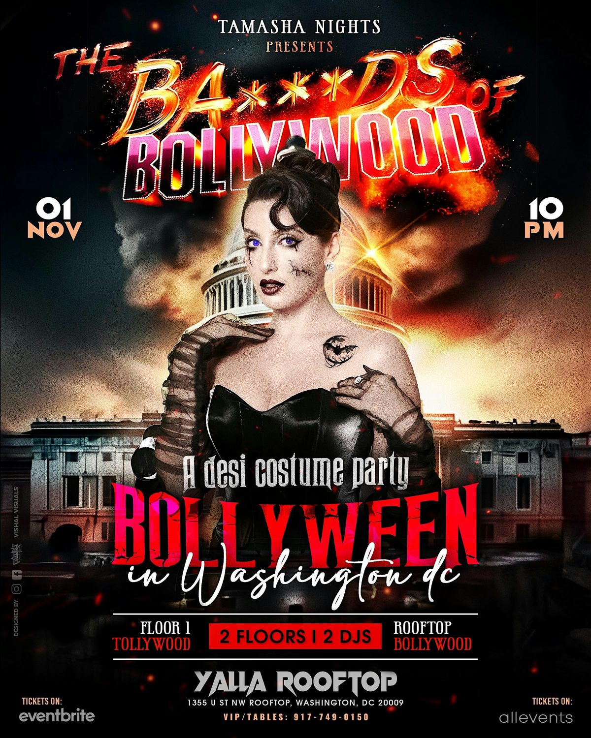 D.C. BA***DS OF BOLLYWOOD, A DESI COSTUME PARTY @PRIVILEGE NIGHTCLUB