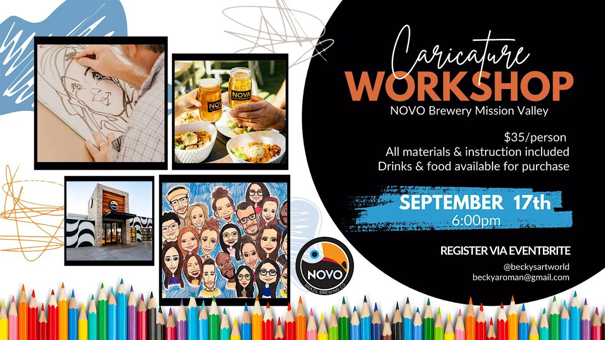 Caricature Workshop (NOVO Mission Valley)