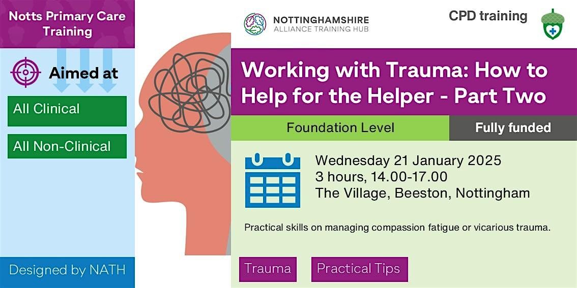 Working with Trauma: How to Help the Helper Part Two: Practical PM