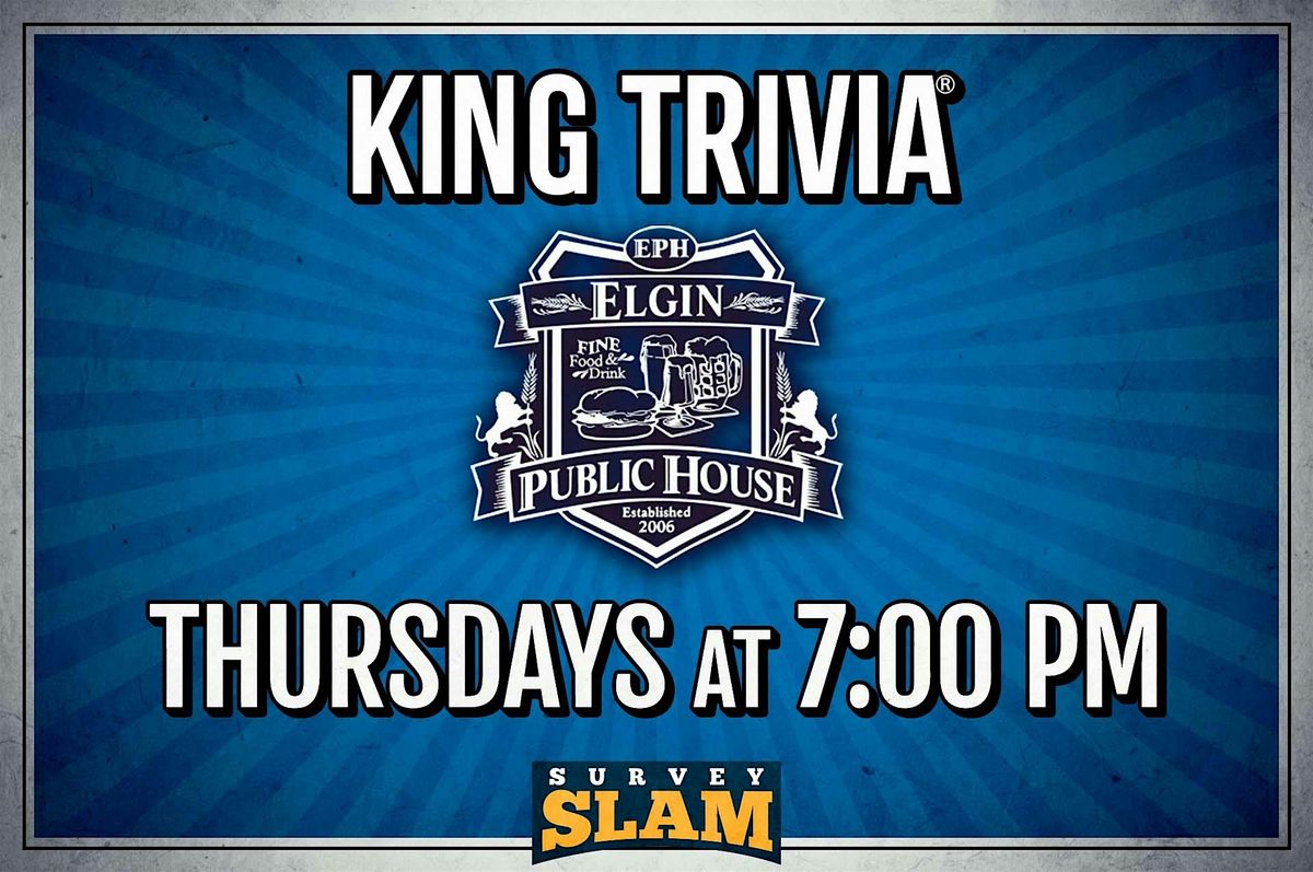 Survey Slam at Elgin Public House