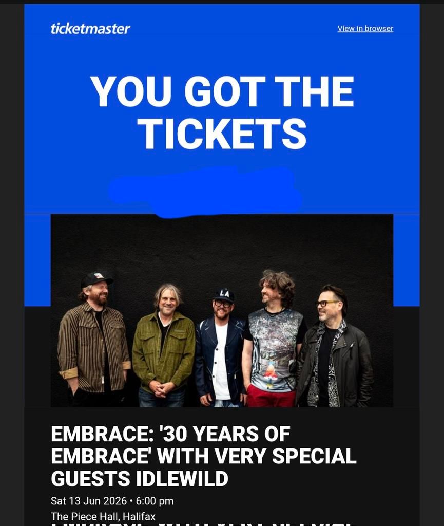 Embrace Halifax Tickets