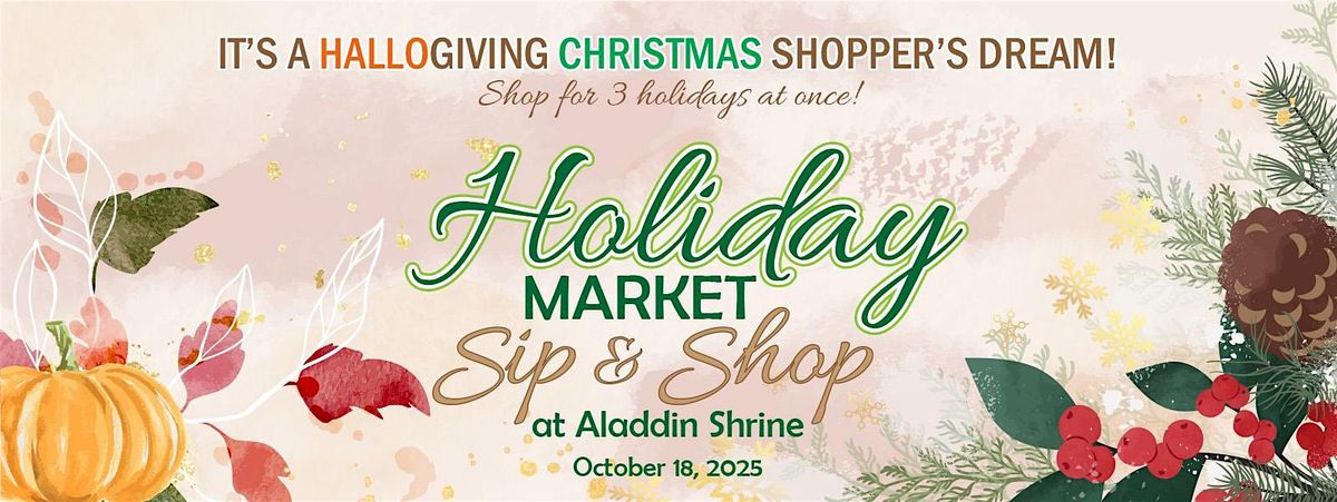 VENDOR APPLICATION - Aladdin Shriners Holiday Market 2025