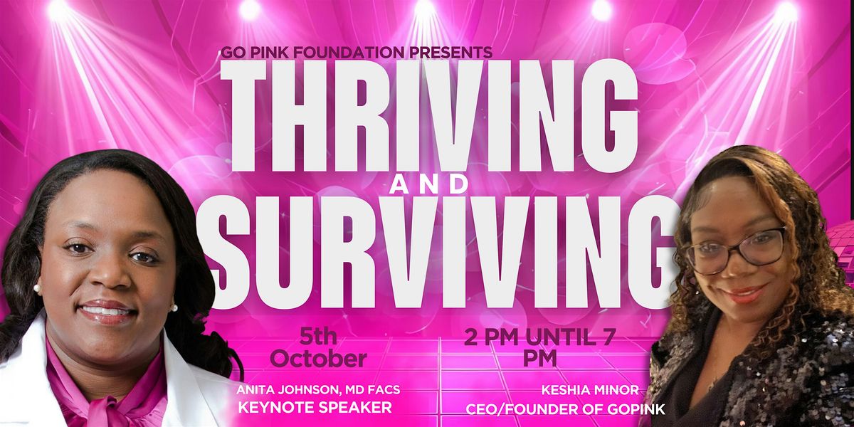 Go Pink 3rd Annual Thriving and Surviving Benefits Gala