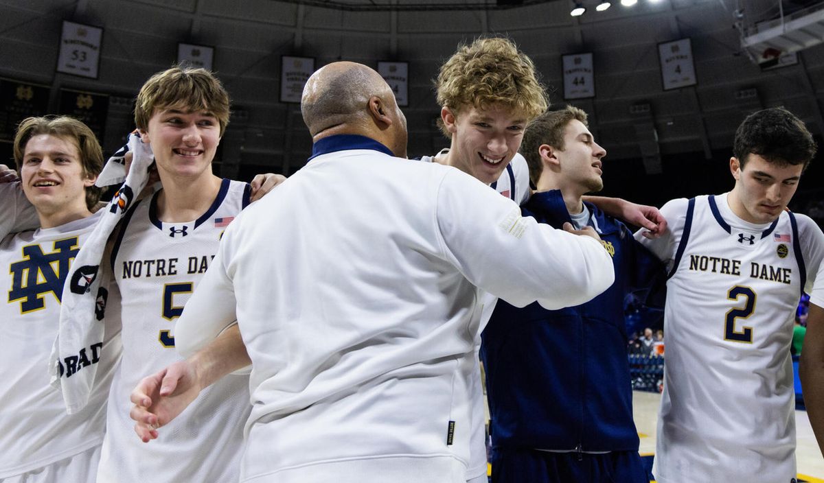 Bellarmine Knights at Notre Dame Fighting Irish Mens Basketball at Purcell Pavilion at the Joyce Center