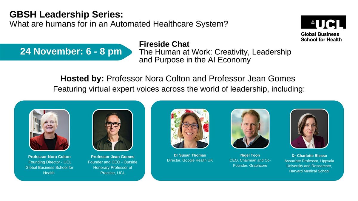 GBSH Leadership Series: The Human at Work