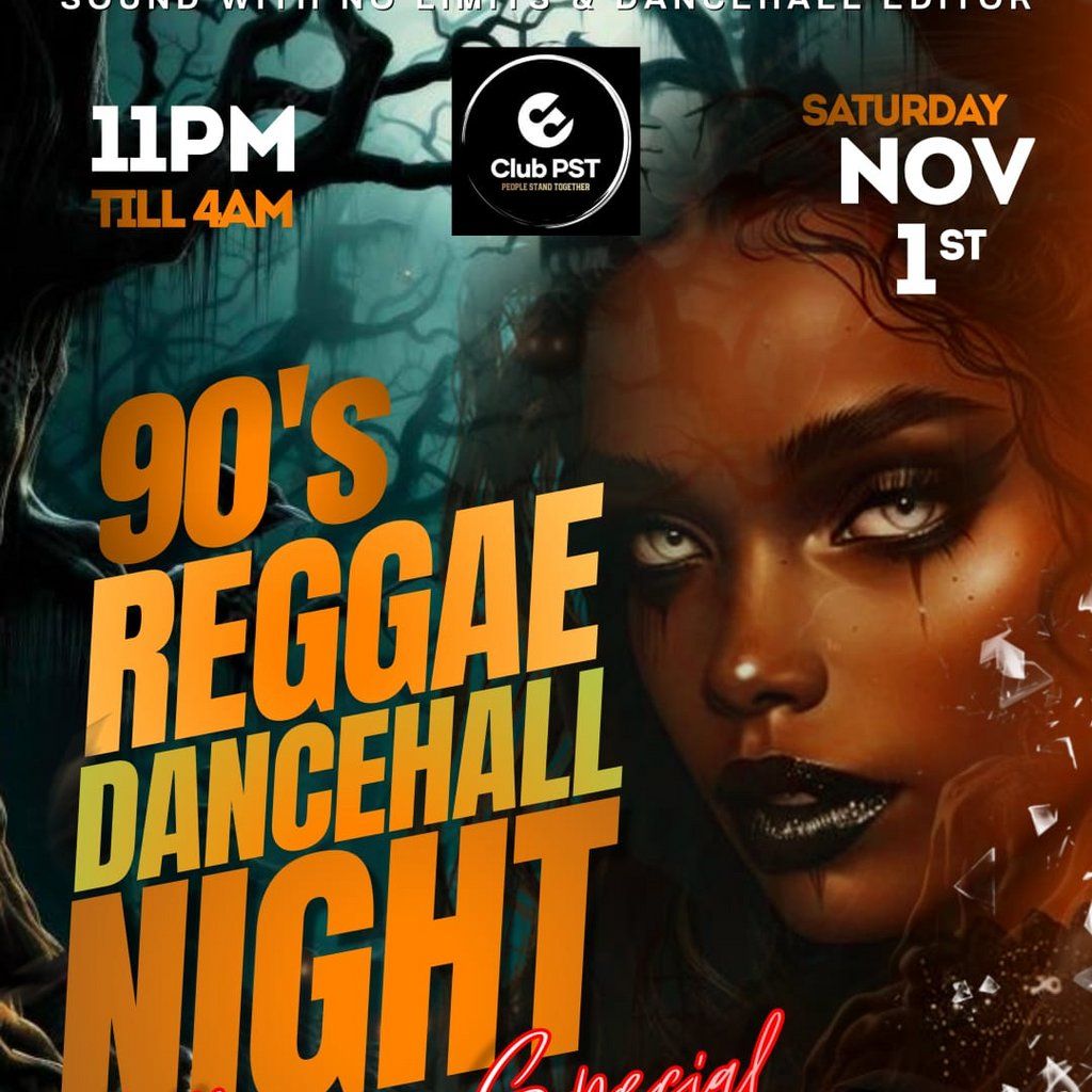 90S reggae dancehall night