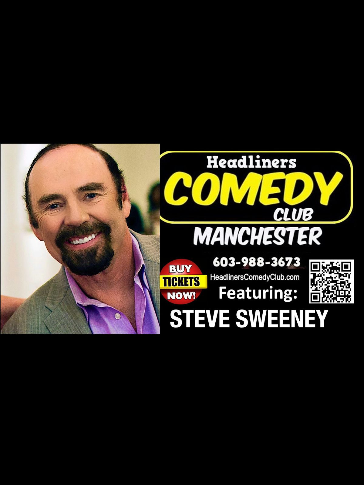 Comedian STEVE SWEENEY in Manchester NH