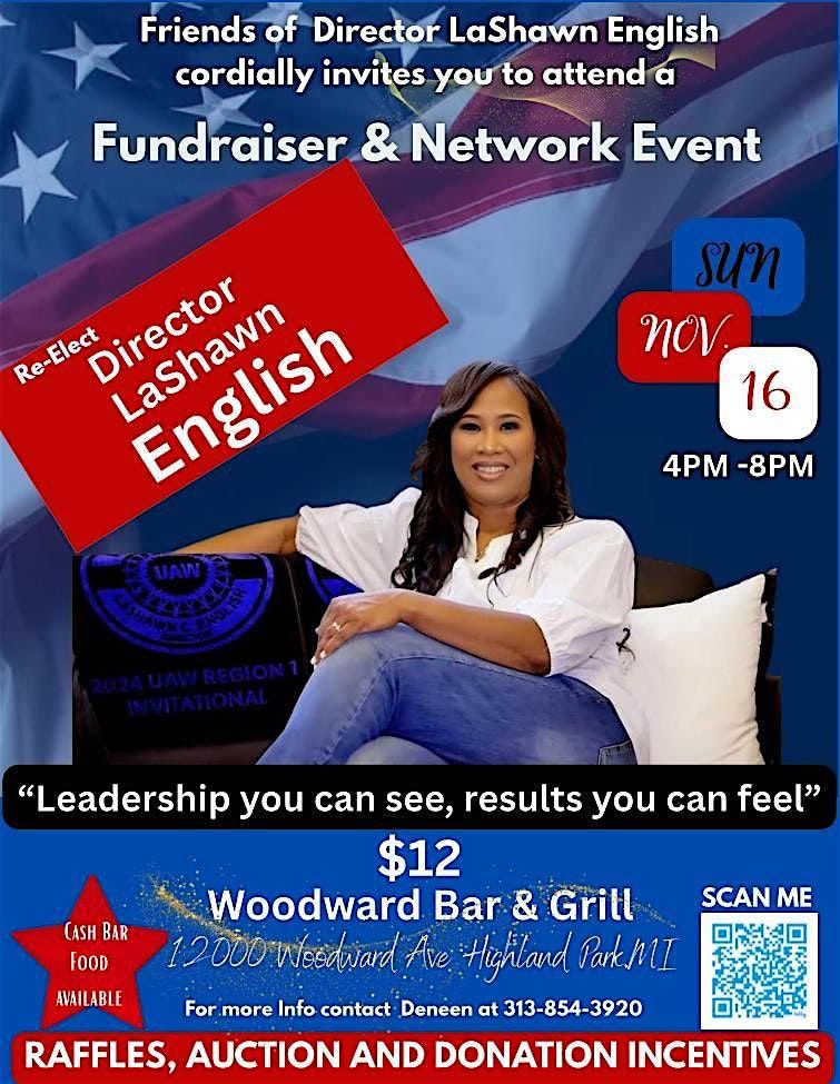 MEET & GREET with Director LaShawn English . UAW Members Only