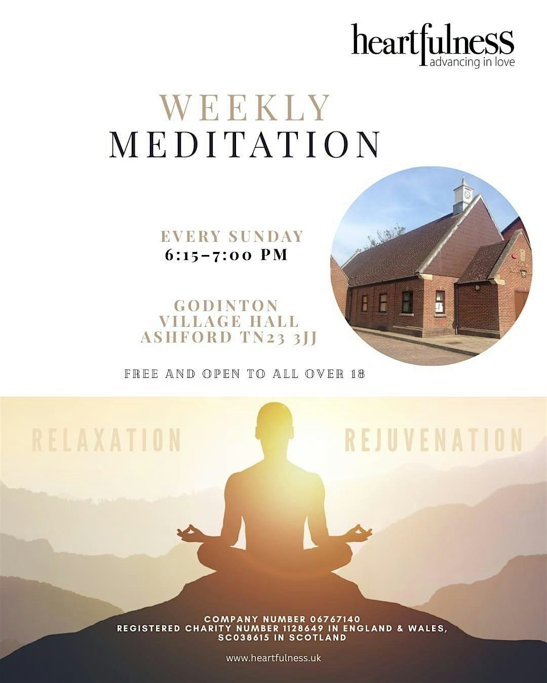 Heartfulness Meditation Every Sunday \u2013 Free Guided Session