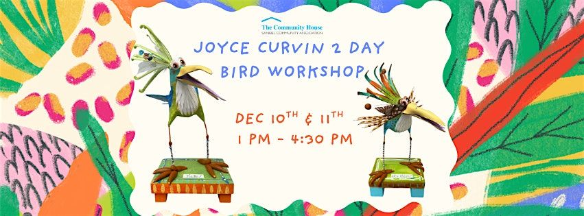 2 day Joyce Curvin Art Workshop - Bird