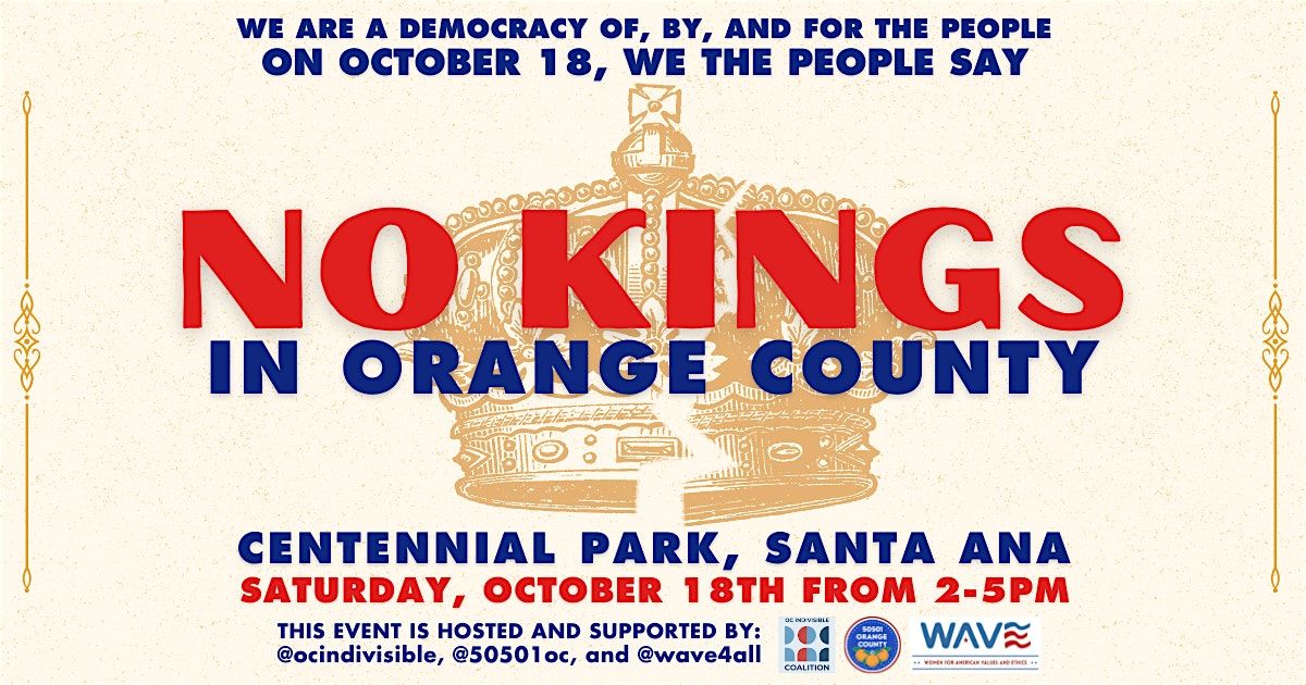 NO KINGS Orange County