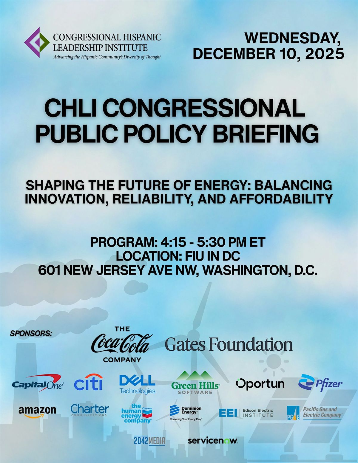 CHLI Congressional Public Policy Briefing on Energy