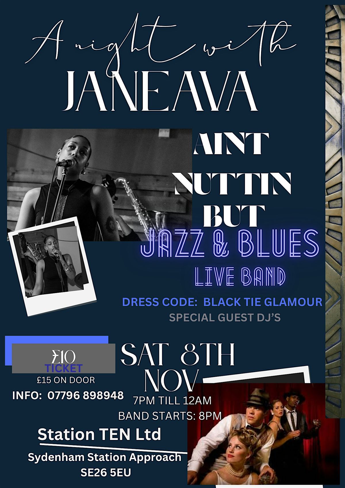 Ain\u2019t Nuttin But Jazz & Blues \u2013 A Night with Janeava (Live Band)