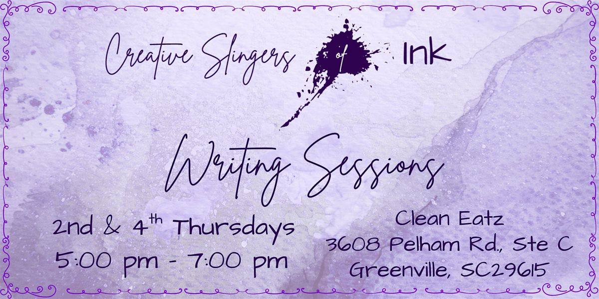 In Person Writing Session - Sept 11th