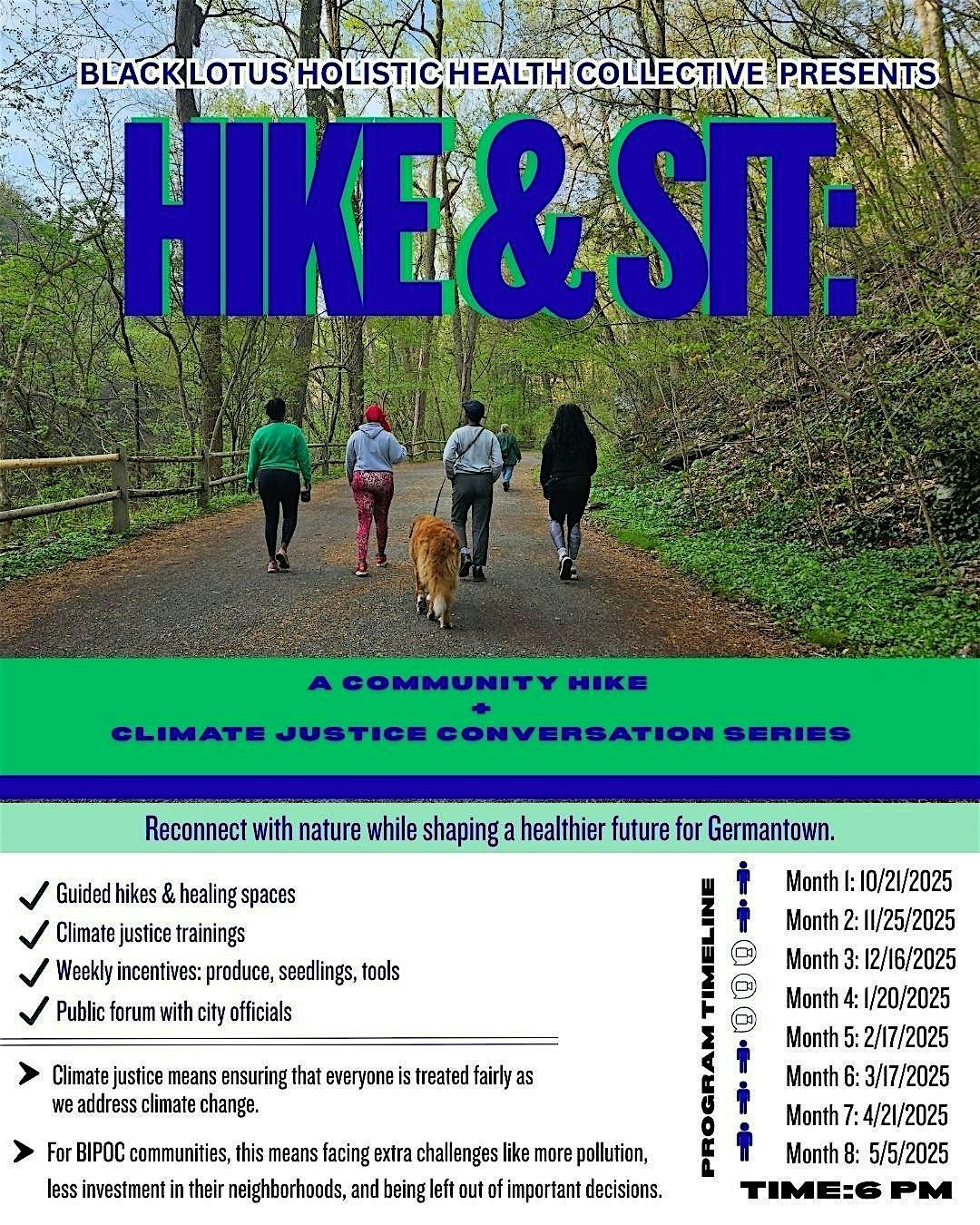 Hike & Sit: A Community Hike + Climate Justice Conversation Series