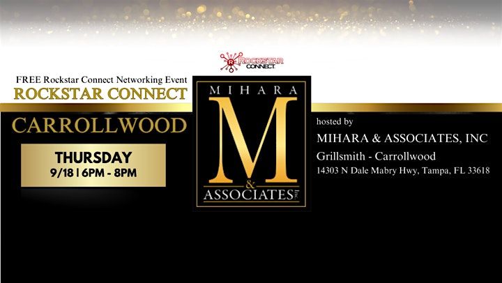 Free Rockstar Connect Carrollwood Networking Event (September, Tampa, FL)