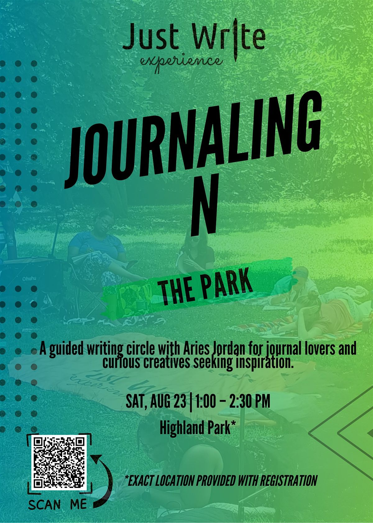Journaling N The Park