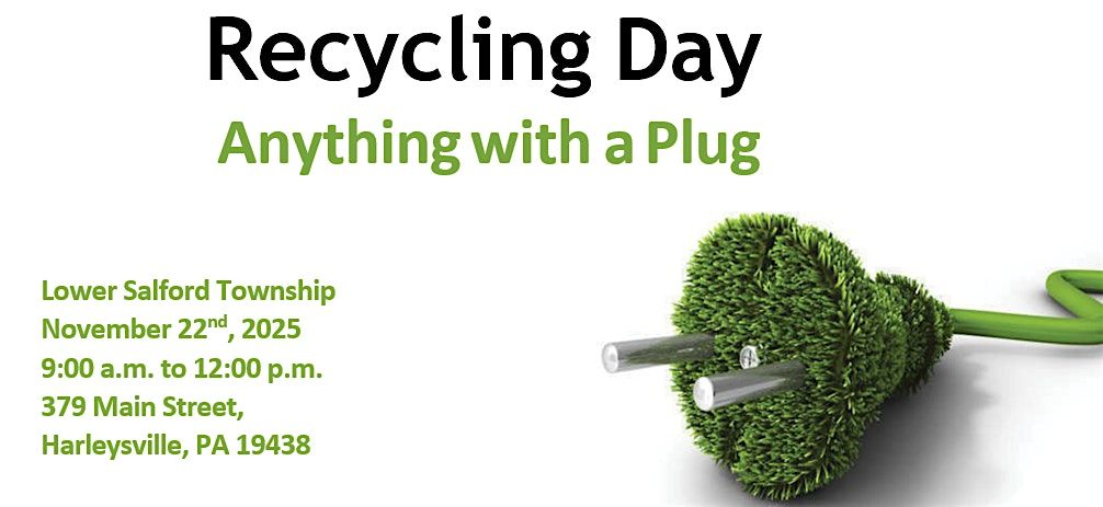 Recycling Day - Anything with a Plug