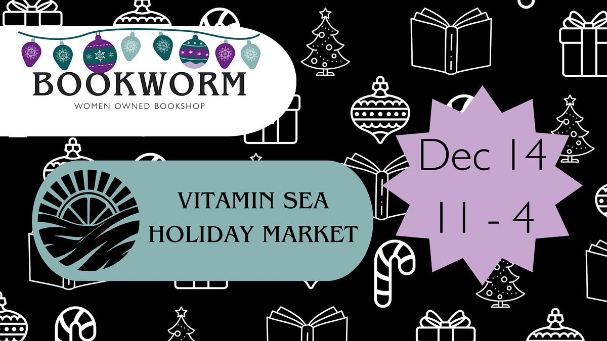 Bookworm at Vitamin Sea's Holiday Market