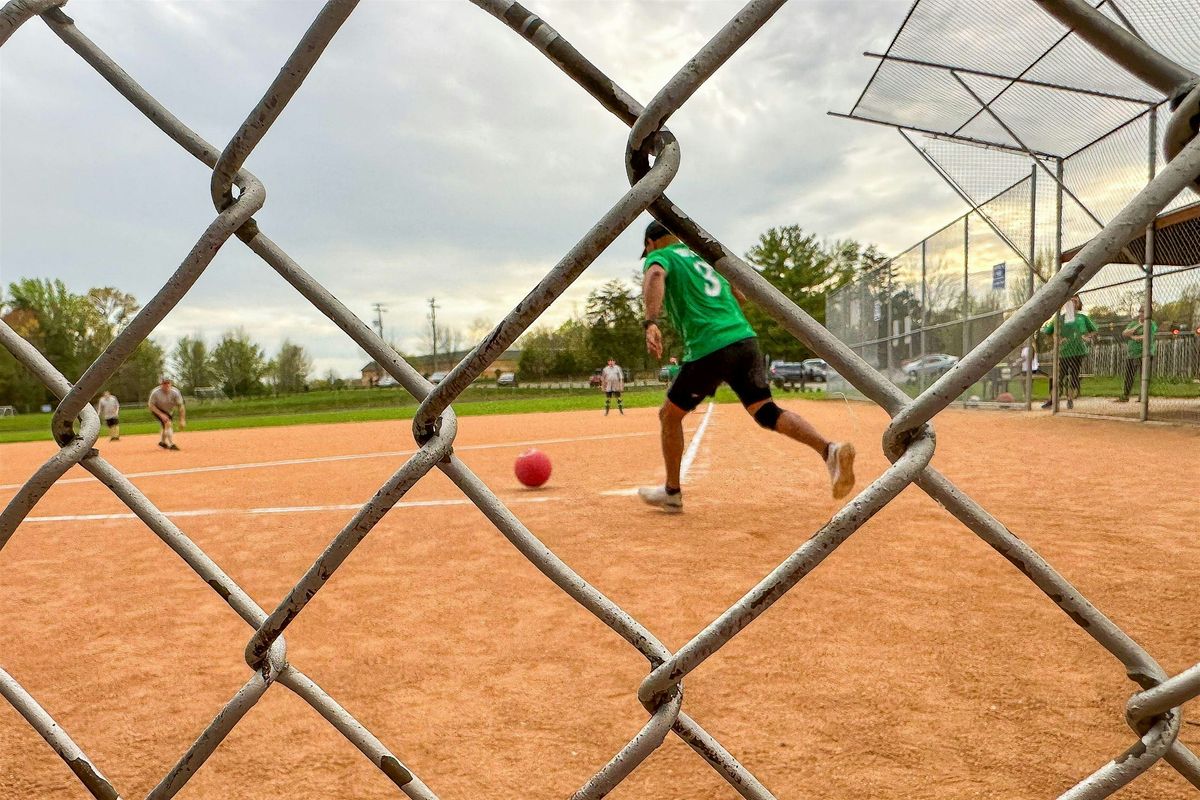 Adult Kickball with the Pioneer PTO