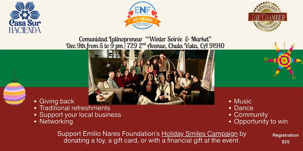 Comunidad Latinopreneur  \u201cWinter Soir\u00e9e  & Market\u201d