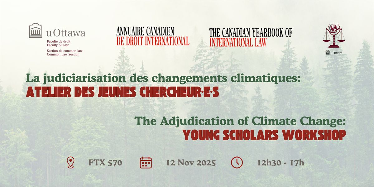 The Adjudication of Climate Change: Young Scholars Workshop
