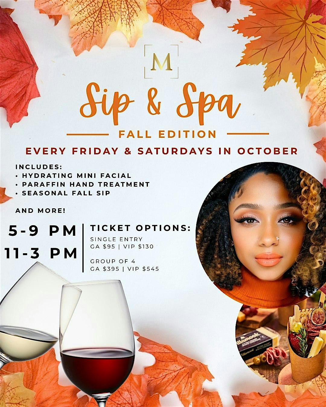 Sip & Spa Fall Edition at 4 Forest Park Dr, Farmington on 3rd October, 2025