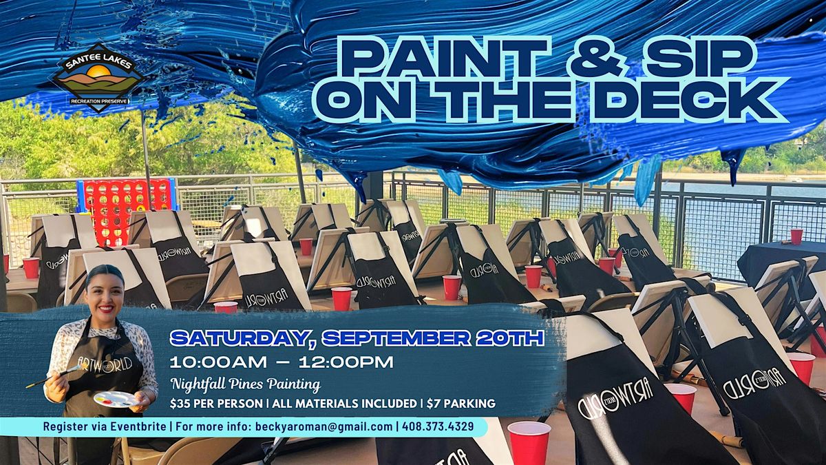 PAINT & SIP ON THE DECK