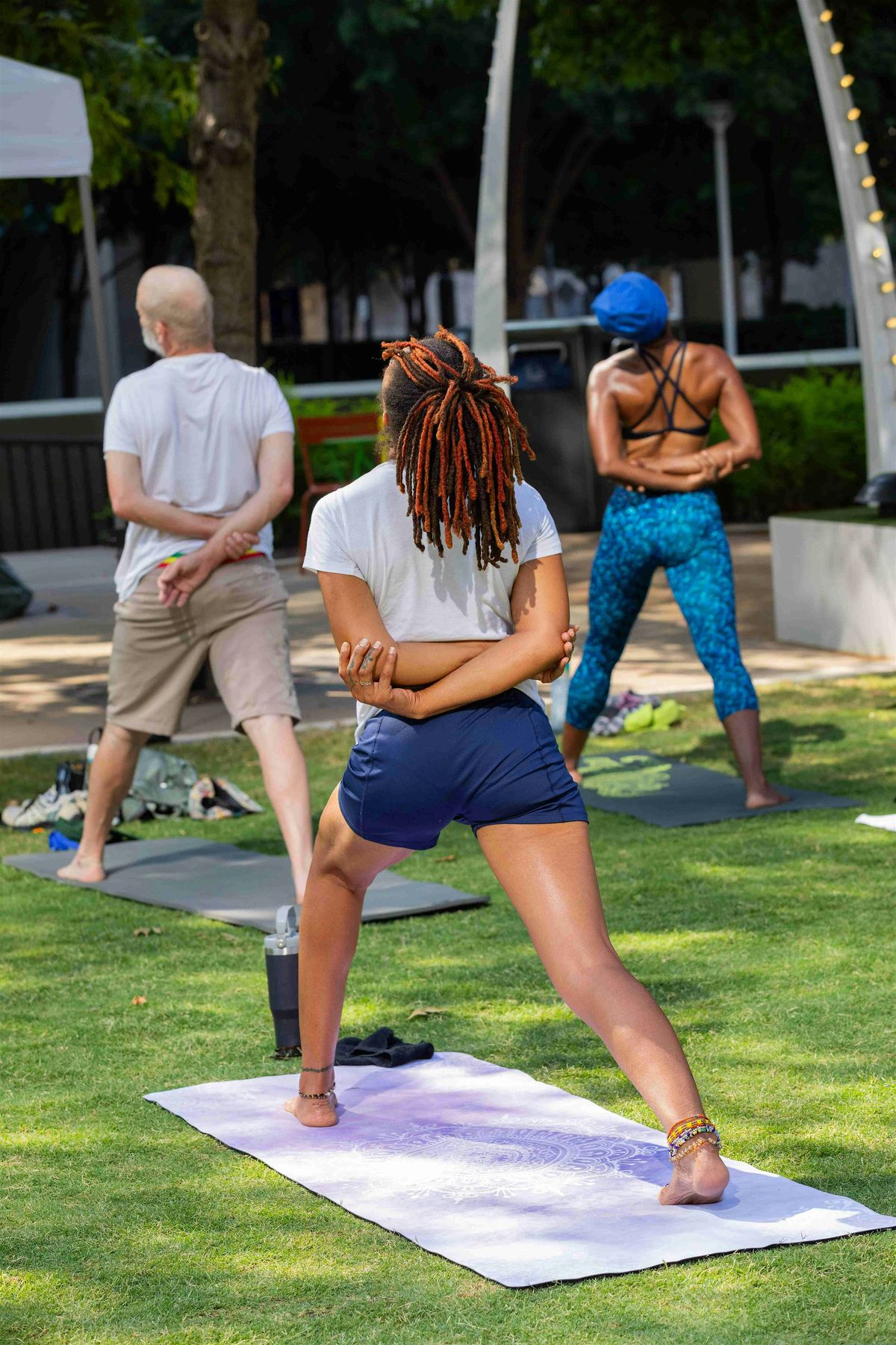 Yoga with Stefanie powered by Yena at Klyde Warren Park