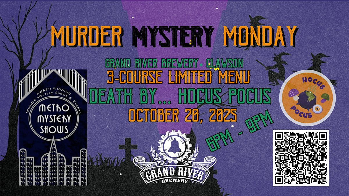 M**der Mystery Monday | Death by Hocus Pocus