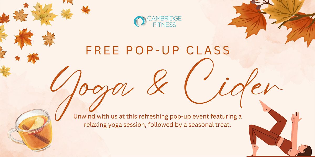 Yoga & Cider Free Pop-Up Class