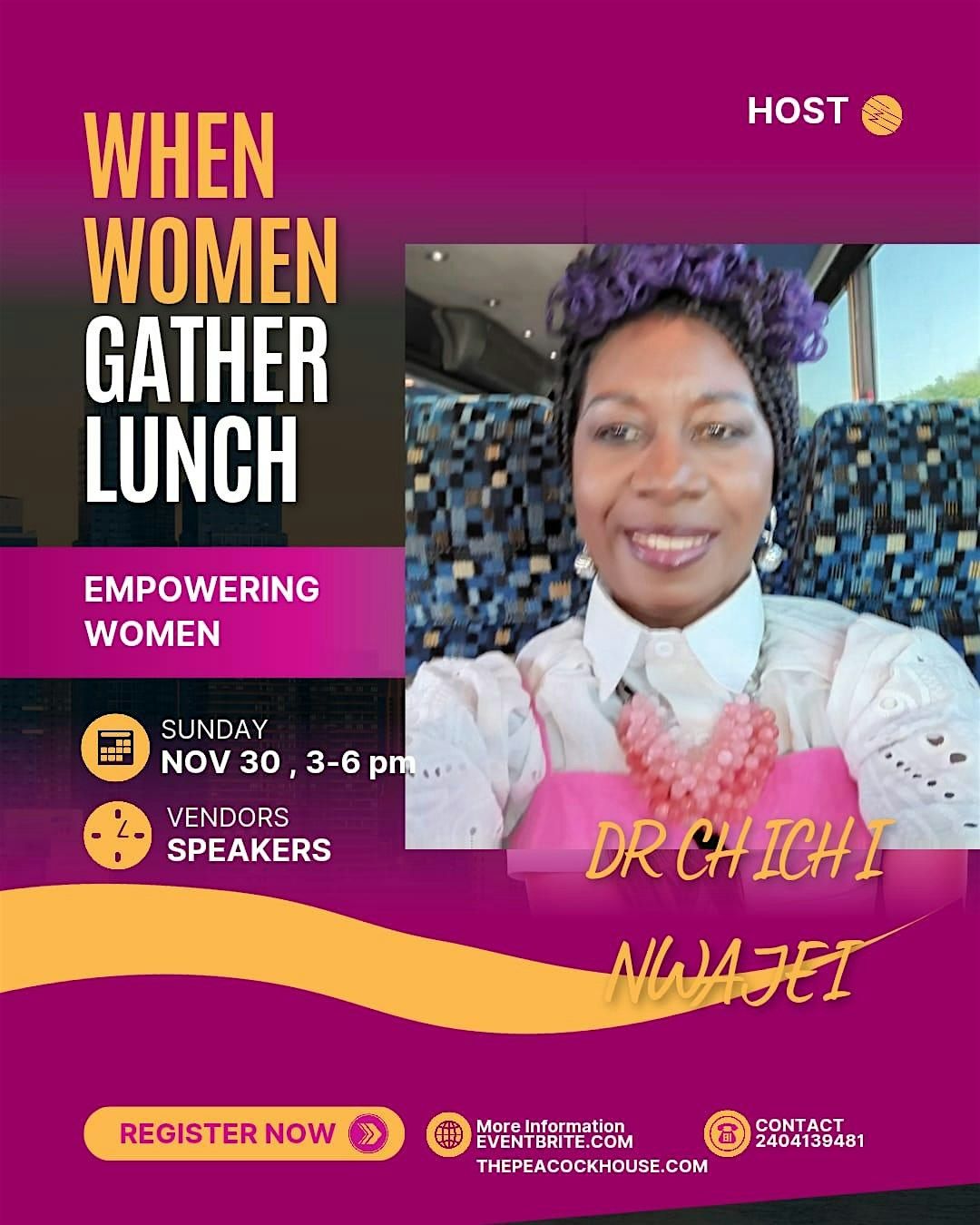 WHEN WOMEN GATHER LUNCH