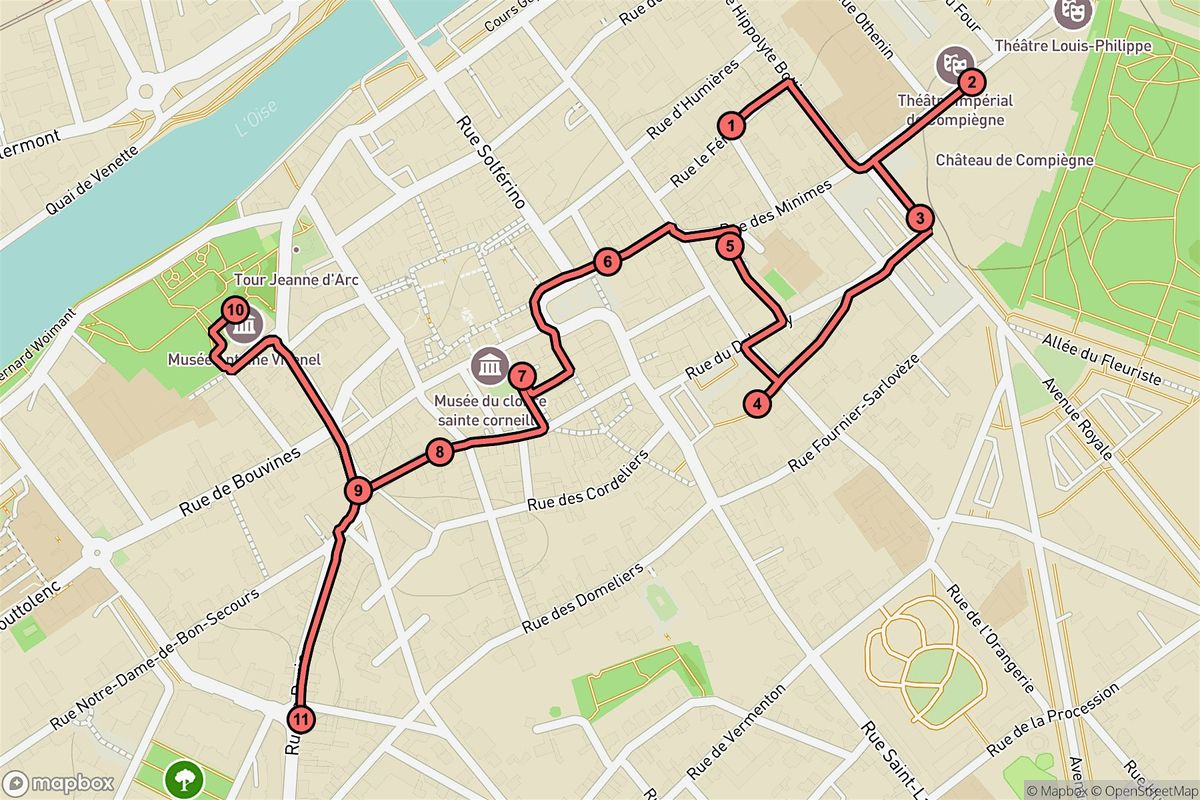 Compi\u00e8gne Audio Tour: Legends of Palaces, Churches, and Conquests