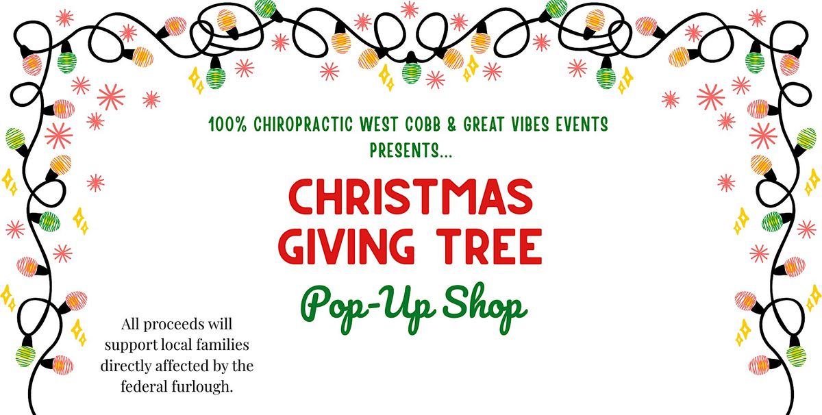 Christmas Giving Tree: Pop-Up Shop
