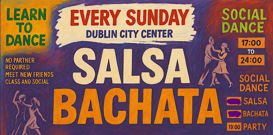Every Sunday Salsa & Bachata Classes & Social in McGowans - Dublin City