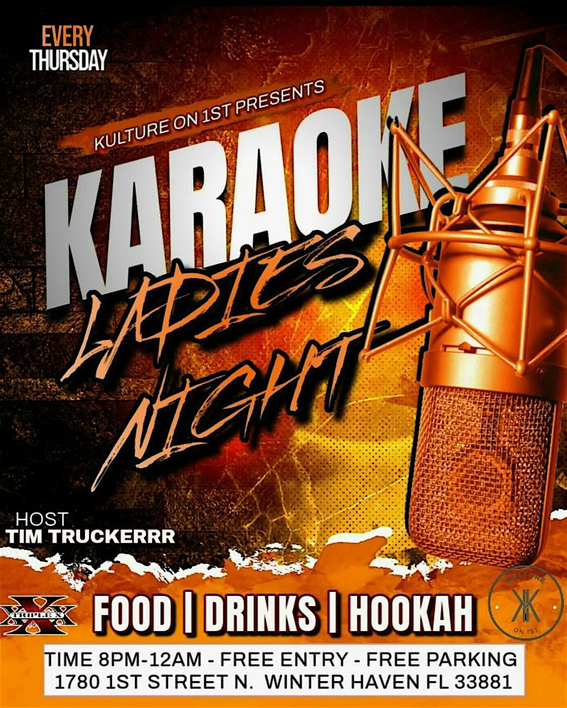 KARAOKE NIGHT AT KULTURE ON 1ST