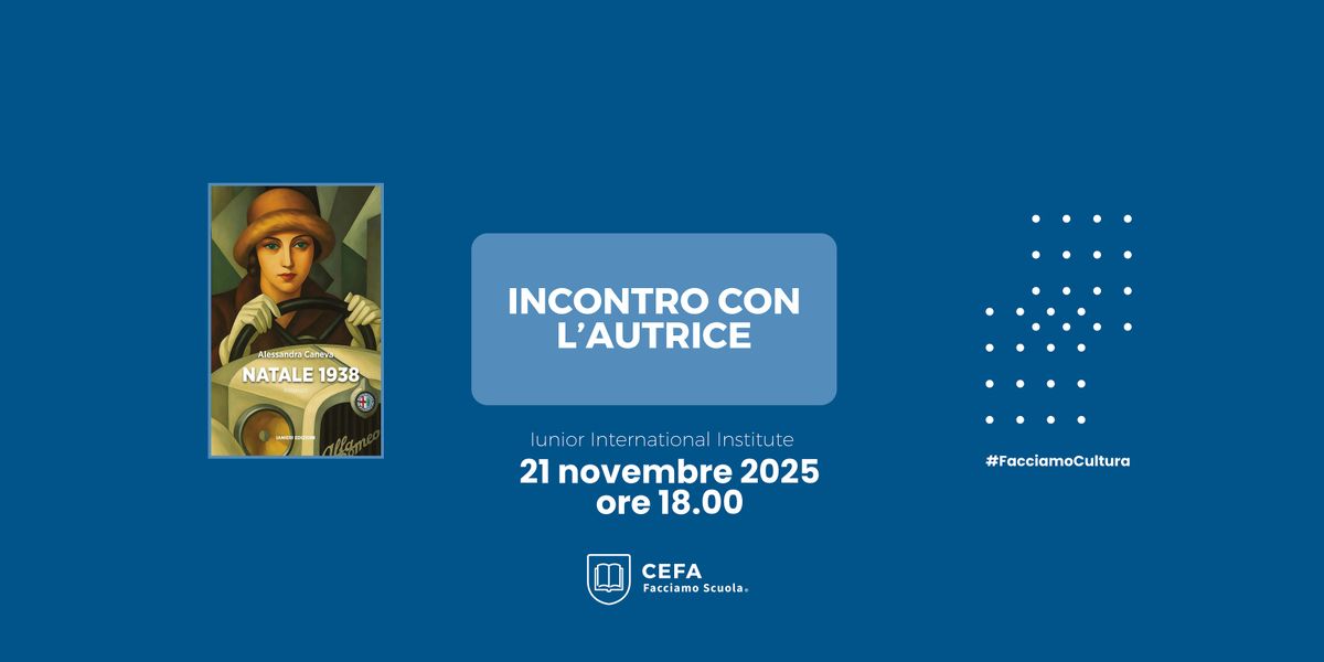 Presentazione del libro "Natale 1938" di Alessandra Caneva