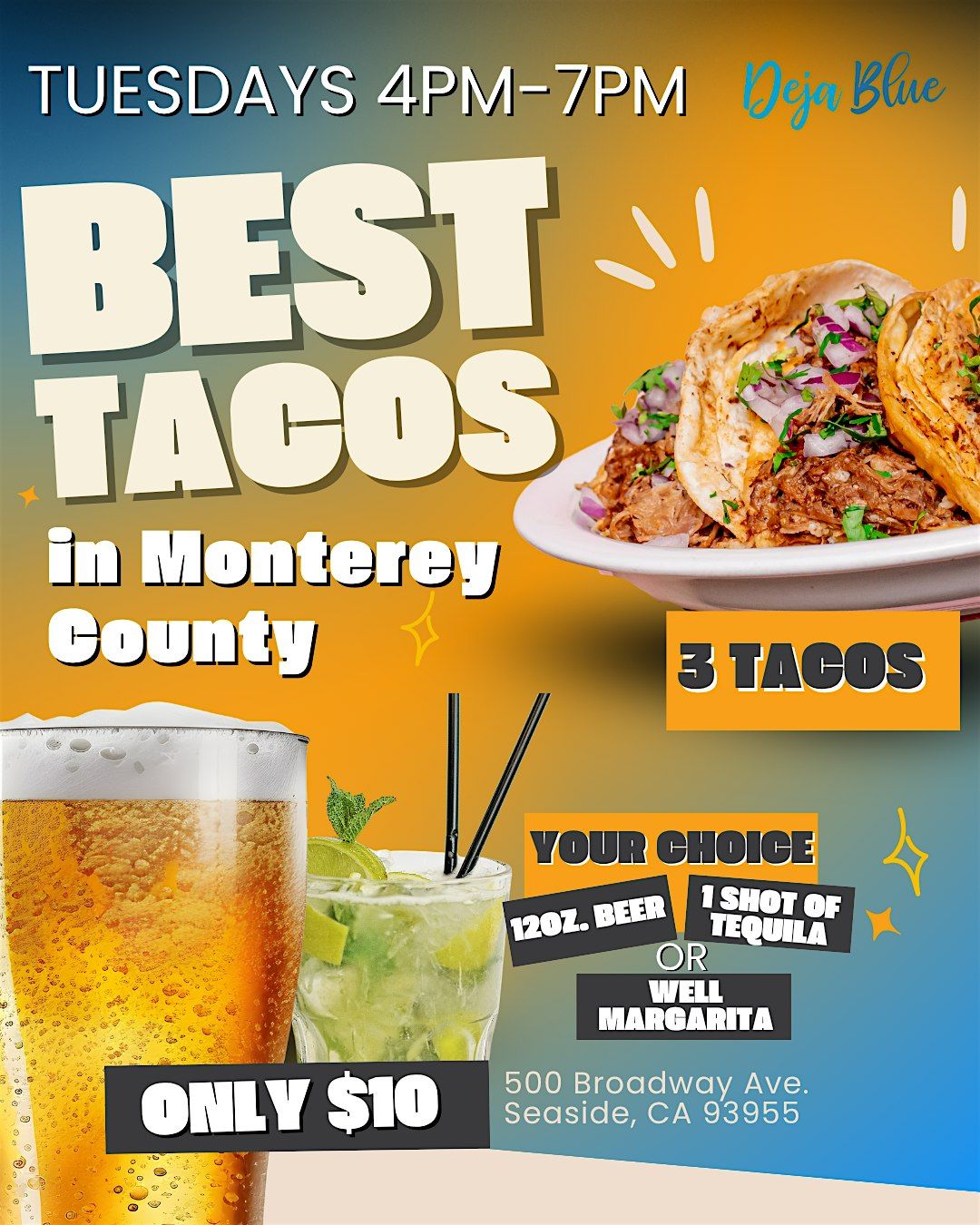 Lay Back Tuesdays w\/ Tacos & Tequila