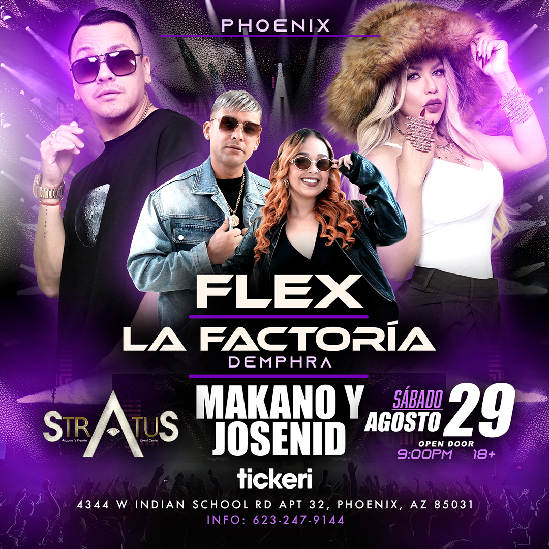 Flex and Makano and Demphra from La Factoria at Club Aragon at Club ...