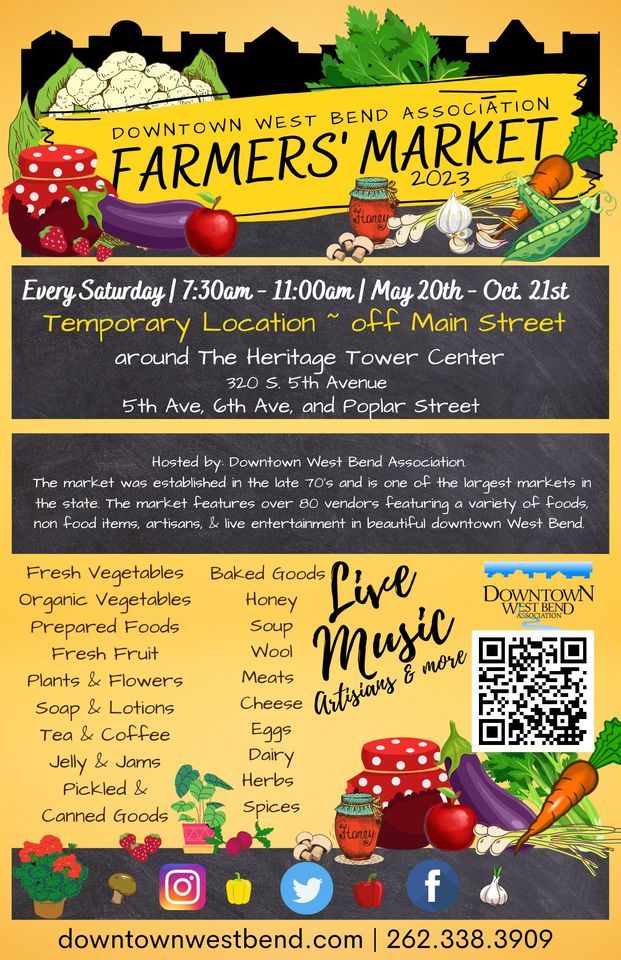 West Bend Farmers Market At The Tower Heritage Center West Bend On west-bend-farmers-market-at-the-tower-heritage-center-west-bend-on