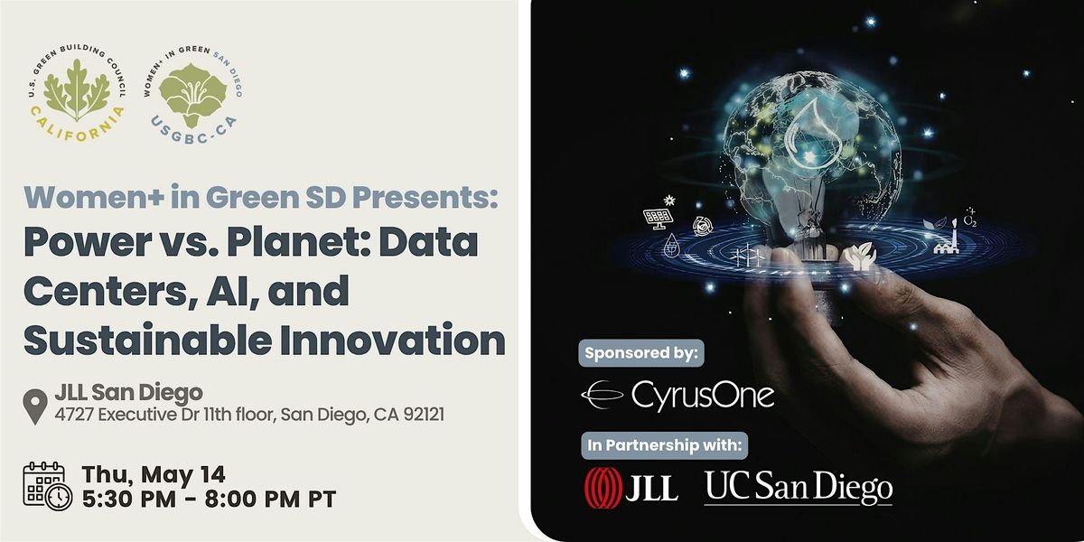 Power vs. Planet: Data Centers, AI, and Sustainable Innovation (San Diego)