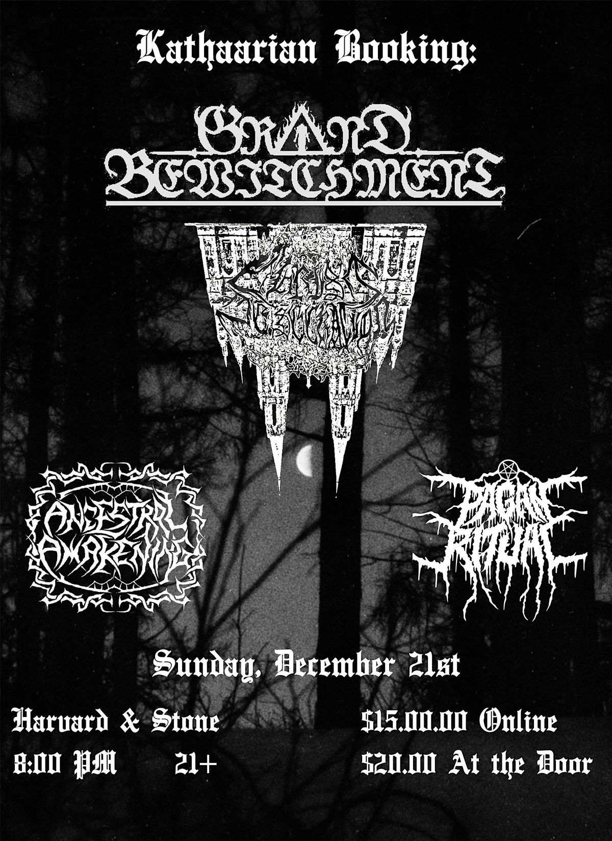 Grand Bewitchment at Harvard & stone