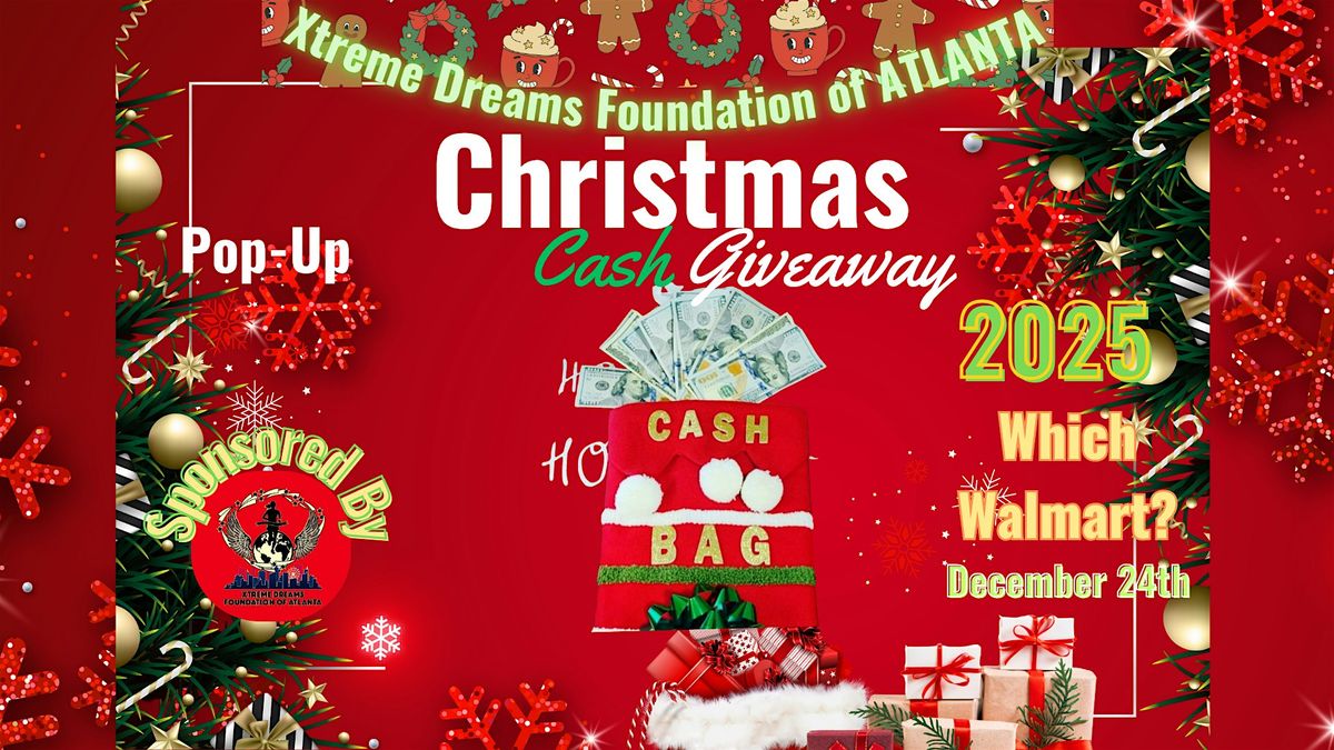 Pop Up Christmas Cash Dash Giveaway 2025